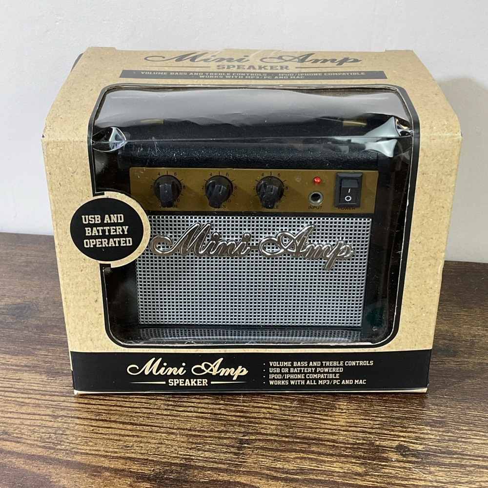 Mini USB-Powered Classic Guitar Amp Speaker Will Include 3 AA Batteries